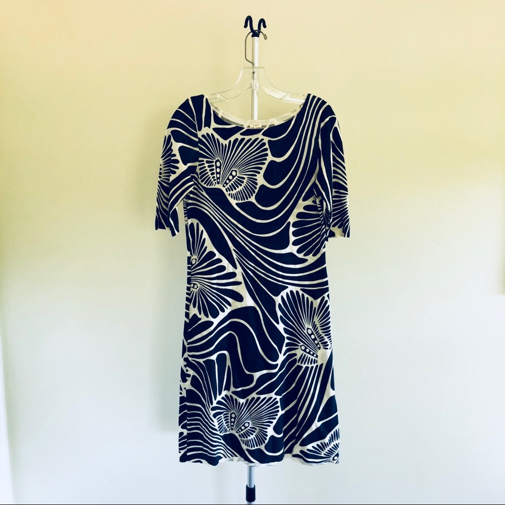 J. CREW Lightweight Cotton Knit Sheath Dress